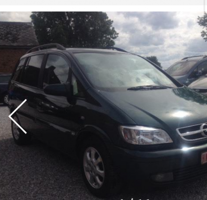 OPEL Zafira 2.0 dti occasion 8087