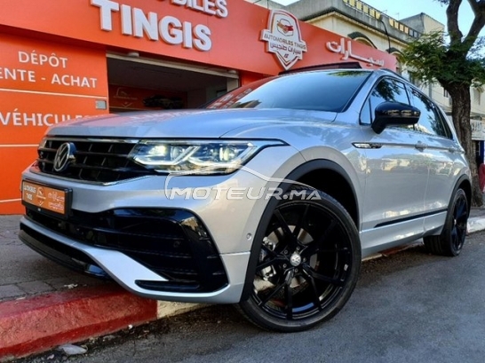 شراء السيارات المستعملة VOLKSWAGEN Tiguan R-line black 20.000km 2023 douane 2024 full options في المغرب - 424758