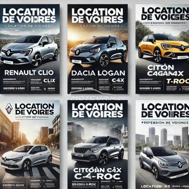 Voitures élégantes et entretenues à louer 