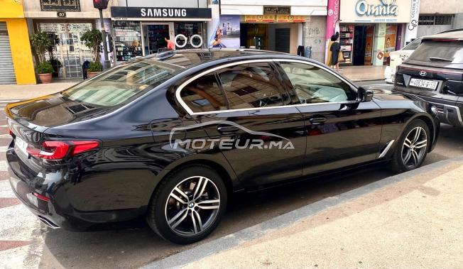 BMW 520D 2021  60500 Km Noire intérieur Tabac
