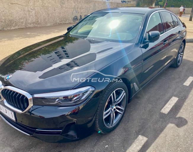 BMW 520D 2021  60500 Km Noire intérieur Tabac