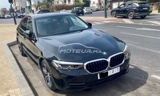 BMW 520D 2021  60500 Km Noire intérieur Tabac