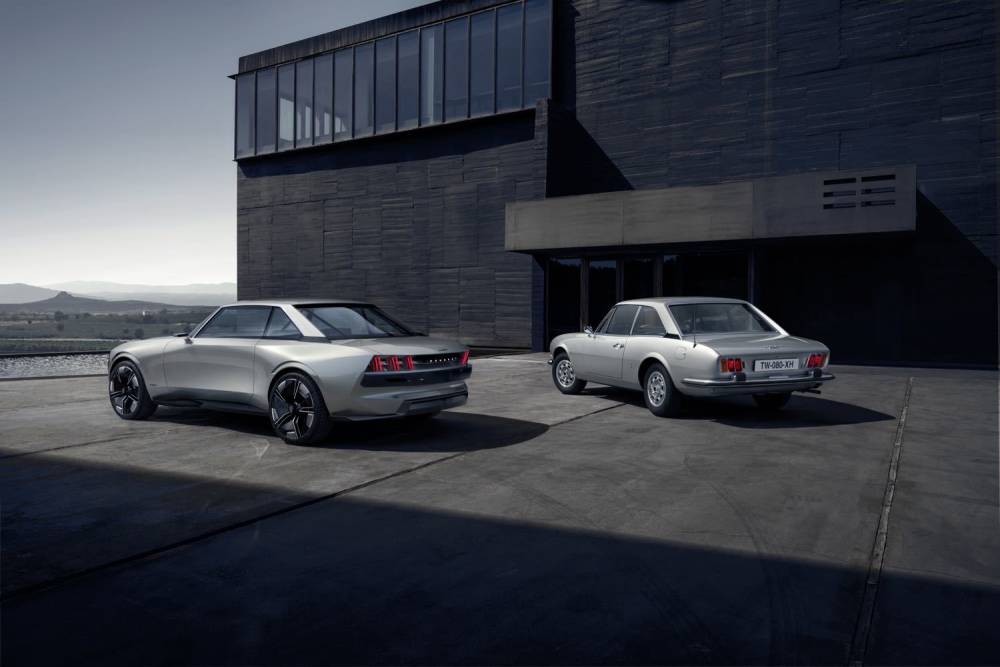Peugeot E-Legend concept : une 504 coupé de 2018