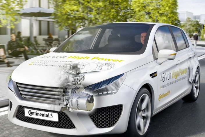 Continental travaille sur un système hybride léger
