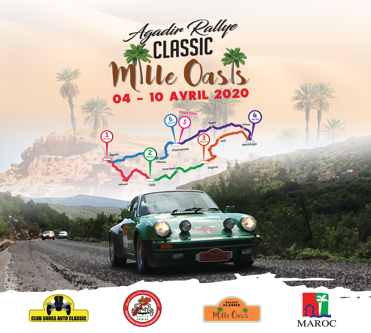 Rallye Classic Mille Oasis 2020 : Une excellente escapade dans le Sud du Maroc
