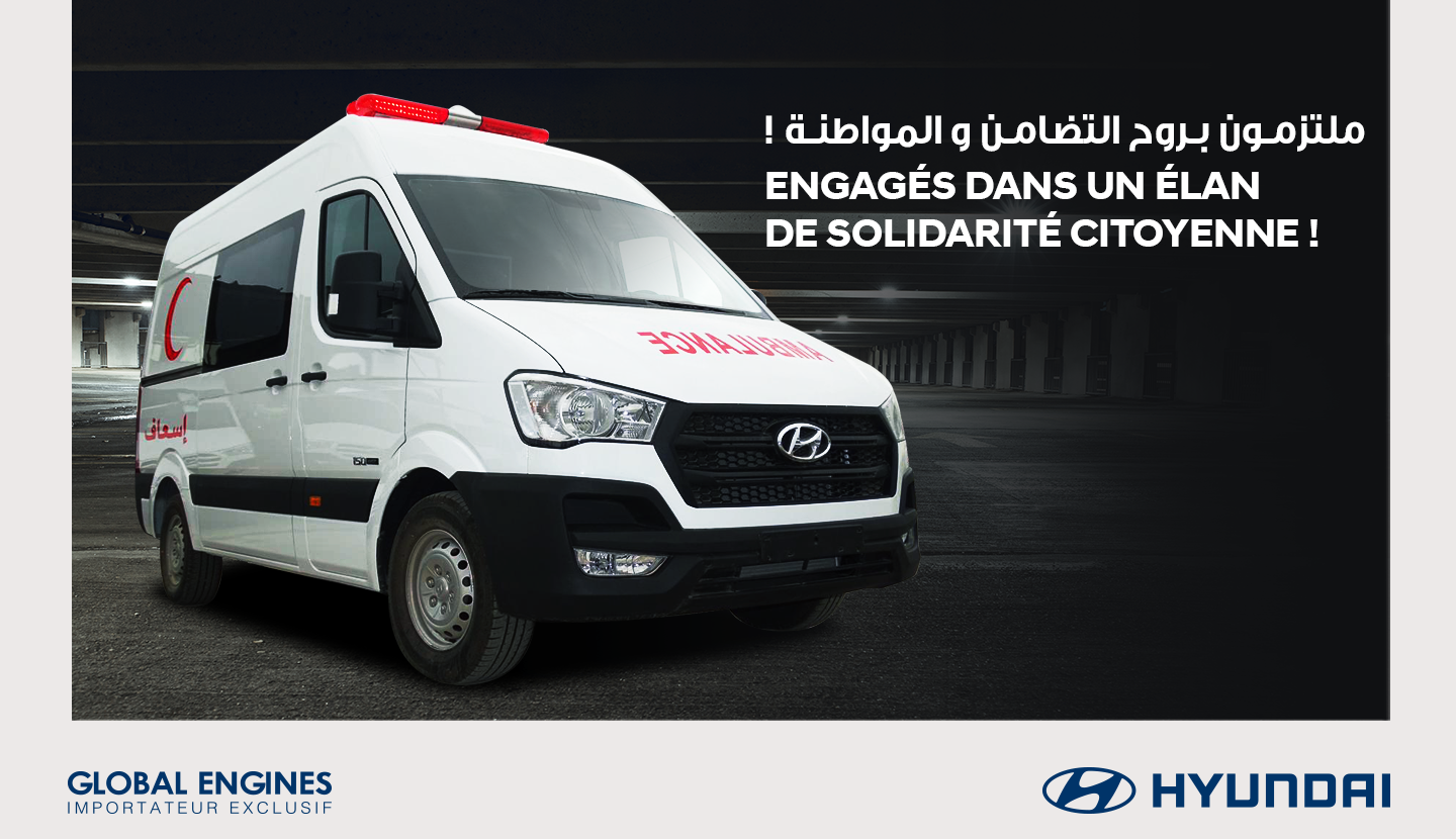 COVID-19 : Global Engines fait don de 25 Ambulances Hyundai pour soutenir la gestion de lutte contre l’épidémie