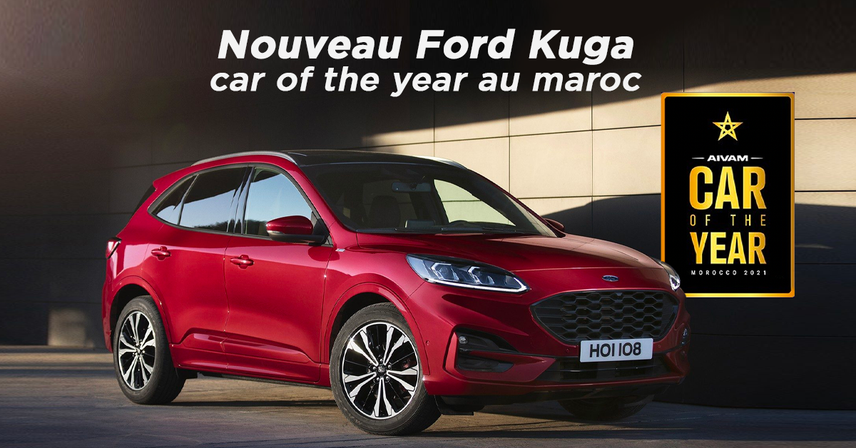 Le Nouveau Ford Kuga élu « Car of the Year 2021 » au Maroc