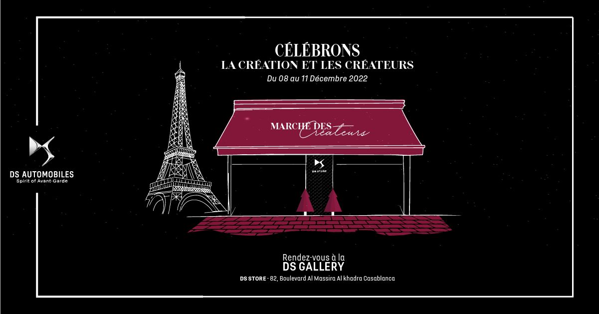 DS Automobiles lance La 2éme Edition du « Marché des Créateurs » Du 08 au 11 Décembre