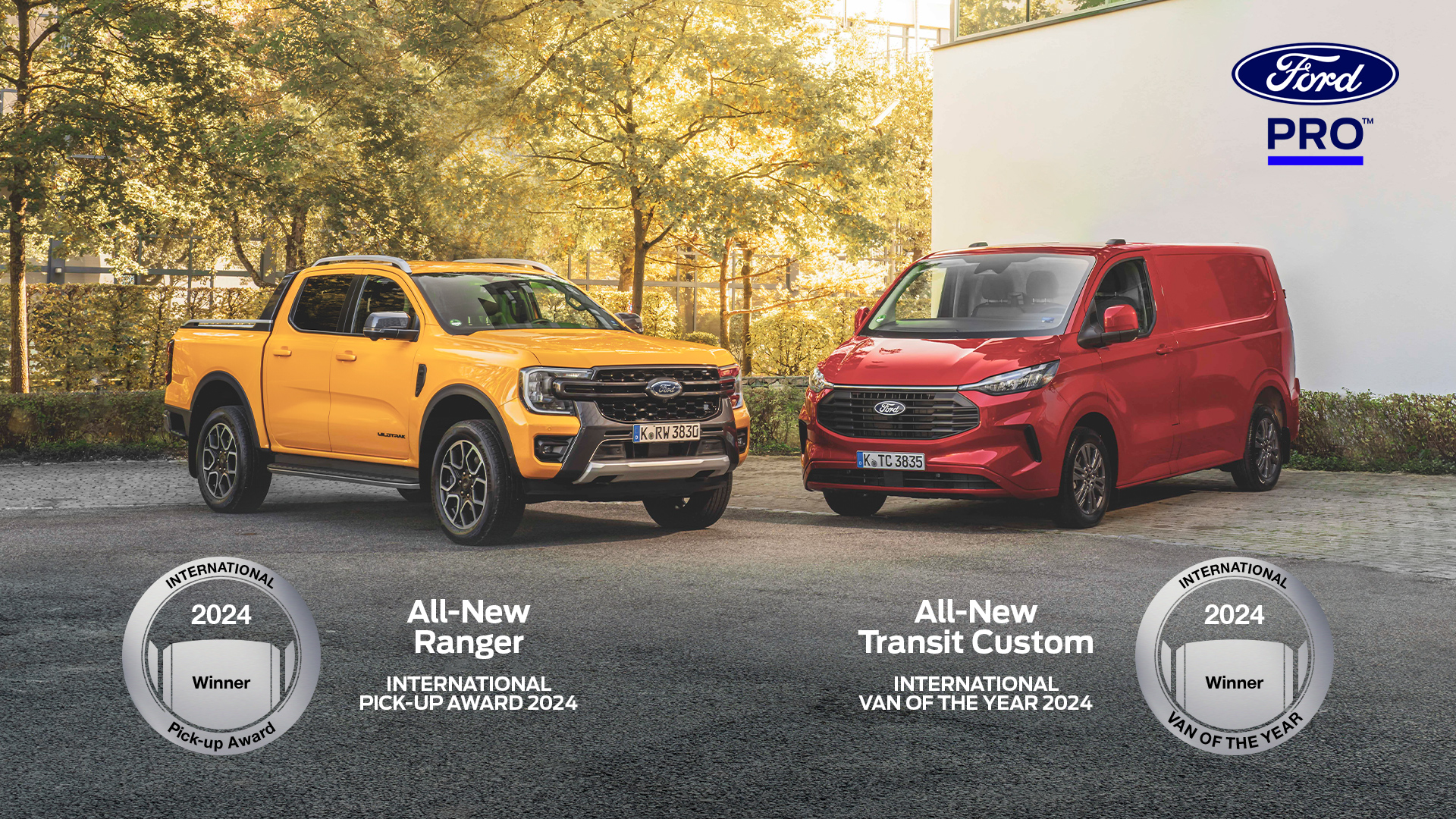 Les utilitaires Ford remportent 2 récompenses Majeures