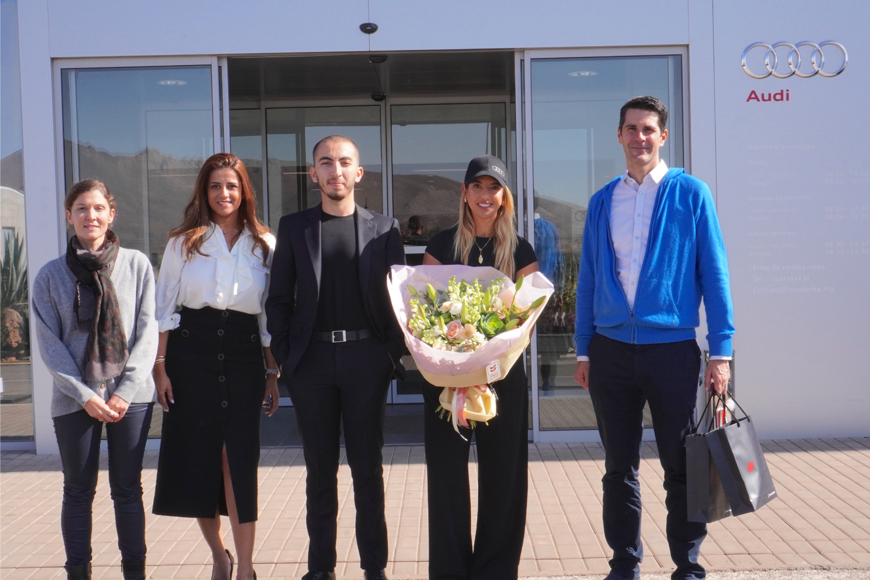Maha Haddioui, Nouvelle ambassadrice Audi