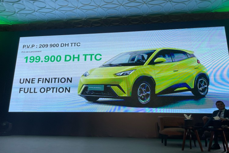 BYD تطلق سيارة SEAGULL الكهربائية 100% المخصصة للمدينة في المغرب