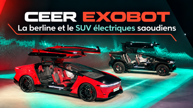 CEER EXOBOT : jusqu’à 850 ch pour les premières voitures électriques de la marque saoudienne