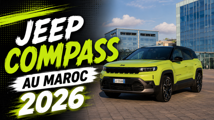Jeep Compass 2026 : prix au Maroc, consommation, équipements et fiche technique complète